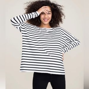 [MATERNITY] Hatch Stripe Long Sleeve Tee